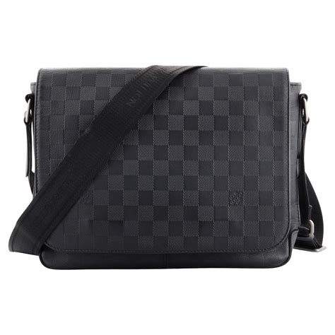 lv district pm infini|District PM Messenger Bag Damier Infini Leather.